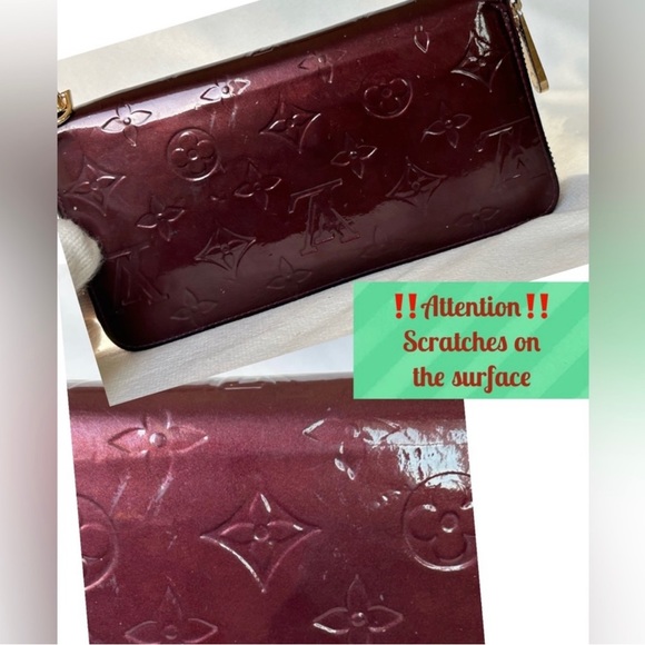 ♥️Authentic Louis Vuitton Vernis Zippy Long Wallet, converted into cross body - Picture 8 of 11